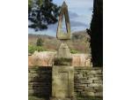 Large Antique Garden Obelisk