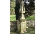 Large Antique Garden Obelisk