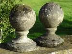 Stone Ball Finials (Pair)