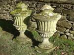 Antique Stone Finials (Pair)