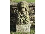 Antique Stone Lion Fountain