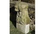 Antique Stone Lion Fountain