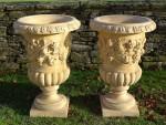 Vine Garden Urns (Pair)