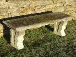 Weathered Stone Garden Seat
