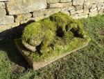 Weathered Statue, Sleeping Hound