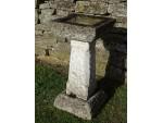 Vintage Stone Birdbath