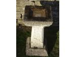 Vintage Stone Birdbath