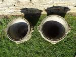 Weathered Garden Planters (Pair)