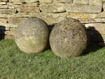 Weathered Stone Balls (Pair)