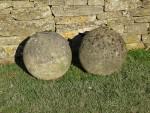 Weathered Stone Balls (Pair)