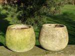 Ovoid Modern Garden Planters (Pair)