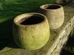 Ovoid Modern Garden Planters (Pair)