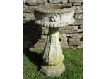 Weathered Garden Pedestal Urn
