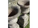 Vintage Urns on Bases (Pair)