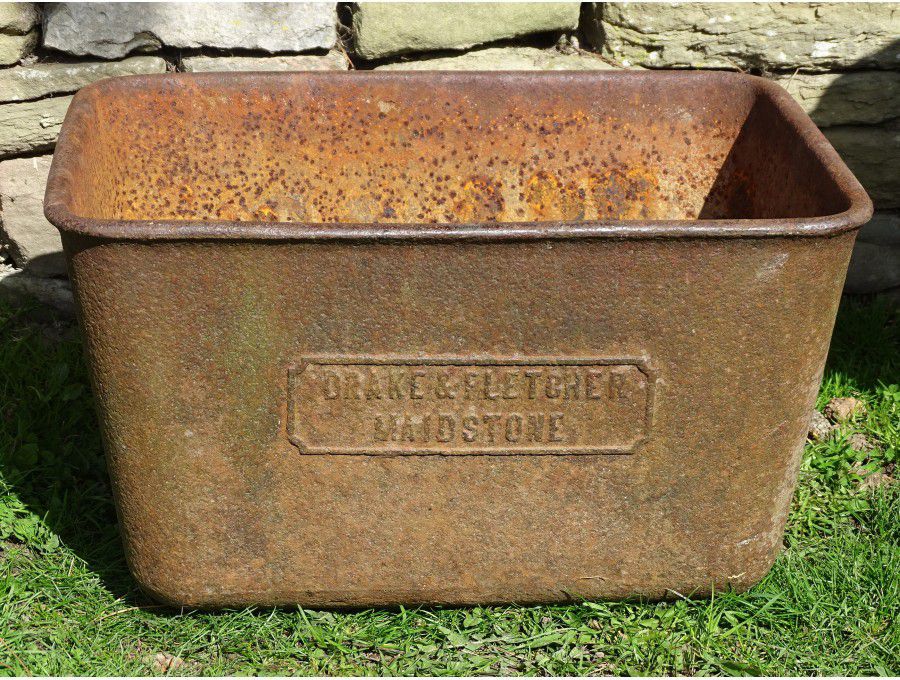 Antique Cast Iron Planter