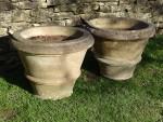 Tapered Garden Planters (Pair)