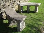 Haddonstone Curved Benches (Two)