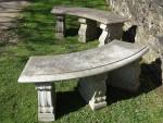Haddonstone Curved Benches (Two)