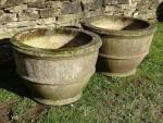 Weathered Large Garden Planters