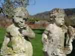 Italian Limestone Putti Figures , Set of Four