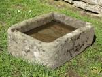 Small Sandstone Water Trough