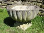 Weathered Lobed Garden Planter