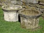 Weathered Garden Planters (Pair)
