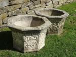 Weathered Garden Planters (Pair)