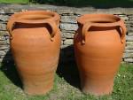 Whichford Terracotta Amphora Urns (Pair)