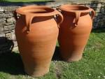 Whichford Terracotta Amphora Urns (Pair)