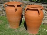 Whichford Terracotta Amphora Urns (Pair)