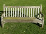 Weathered Teak Garden Bench