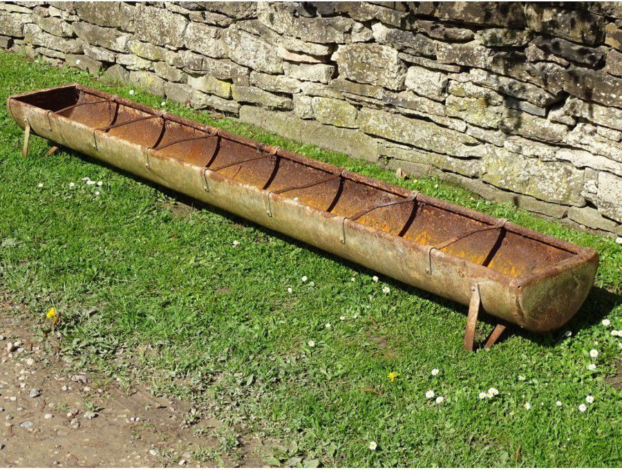 Vintage Galvanised Iron Trough