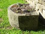 Antique Bowed Stone Trough