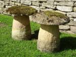 Weathered Staddlestones (Pair)
