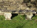 Weathered Composition Stone Seat