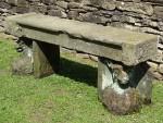 Salvaged Sandstone Garden Seat