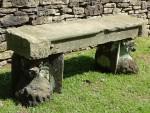 Salvaged Sandstone Garden Seat