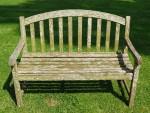 Weathered Britannic Teak Bench