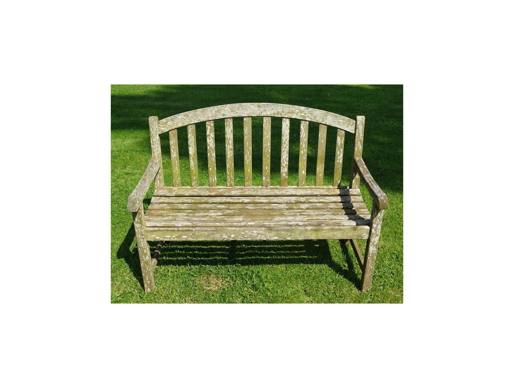 Weathered Britannic Teak Bench
