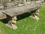 Weathered Haddonstone Bench
