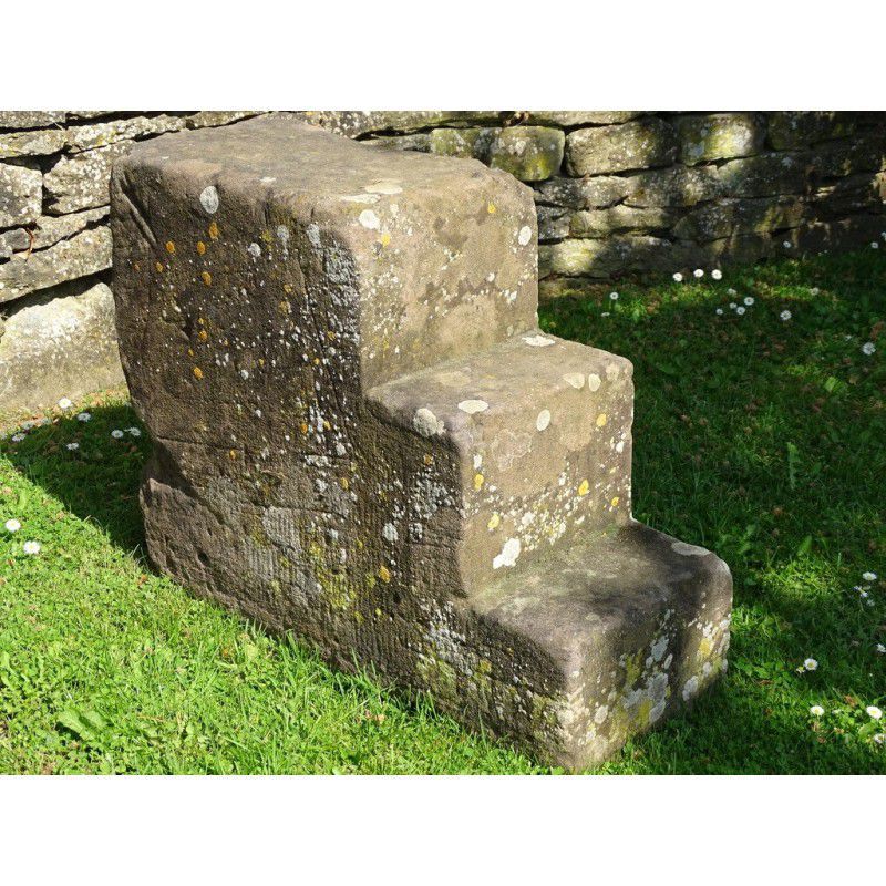 Antique Stone Mounting Block
