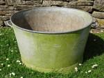 Vintage Galvanised Iron Planter