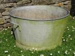 Vintage Galvanised Iron Planter