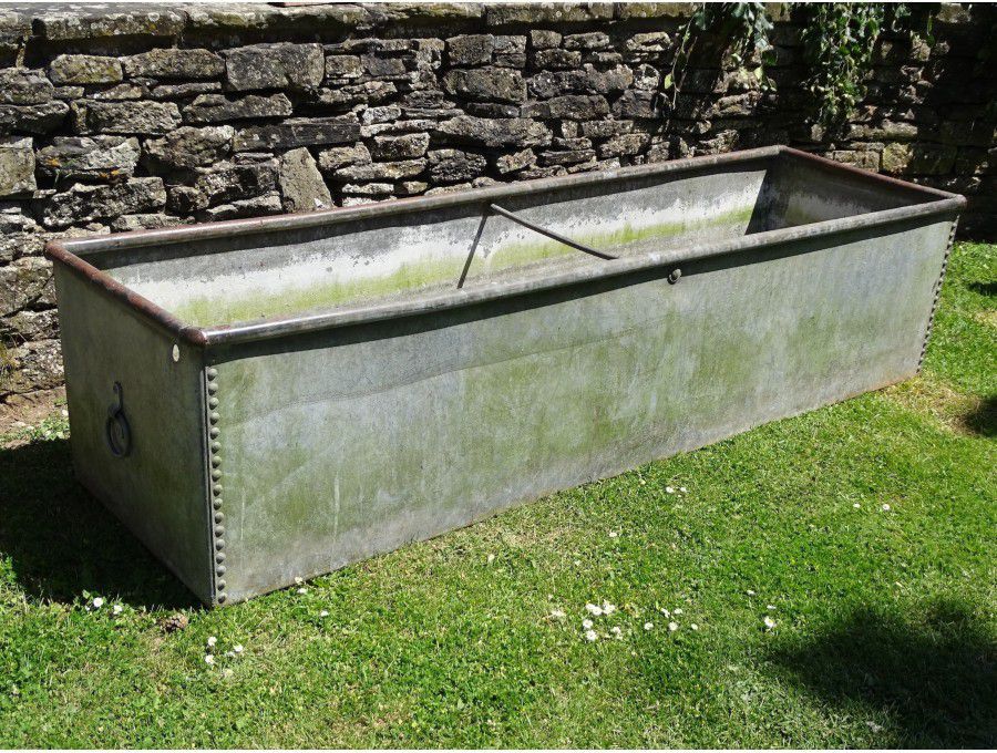 Vintage Galvanised Iron Tank