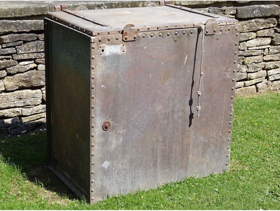Vintage Galvanised Storage Box
