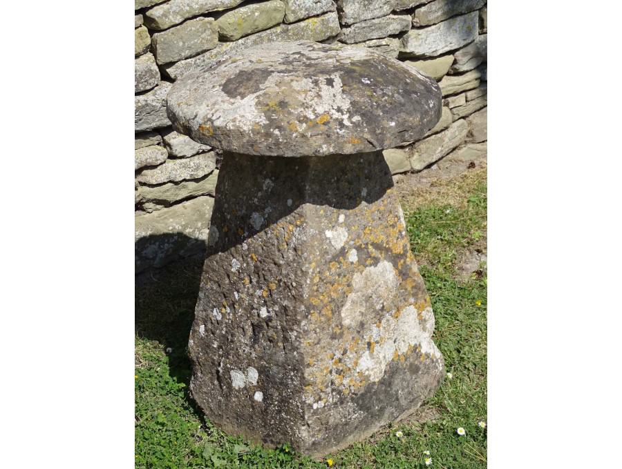 Antique Limestone Staddle Stone