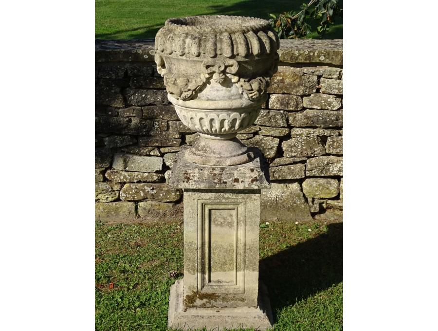Antique Ketton Stone Urn