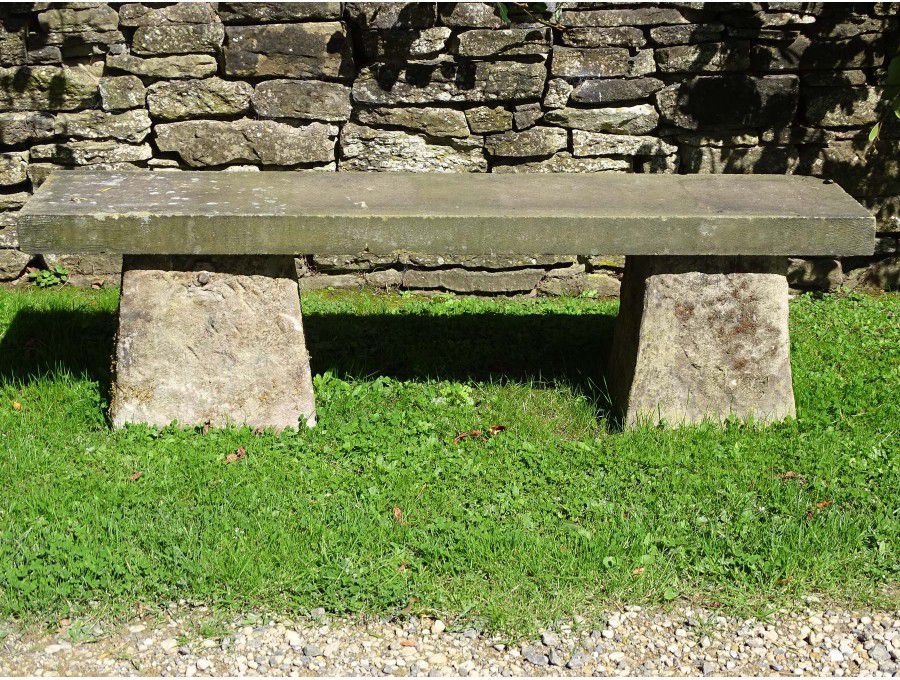 Salvaged Sandstone Garden Seat