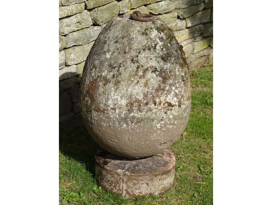 Unusual Ovoid Tether Stone